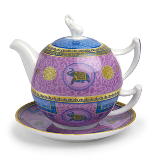 Tea-for-one "Olly", 0,5 l/0,25 l, 4tlg, Bone China