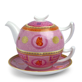 Tea-for-one „Tilly“, 0,5 l / 0,25 l, Bone China, 4 tlg