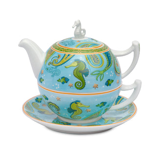 Tea-for-one "Sieglinde", 0,5l/0,25l, 4tlg, Fine Bone China