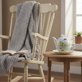 Tea-for-one "Papillon", 0,5l/0,25l, 4tlg, Fine Bone China