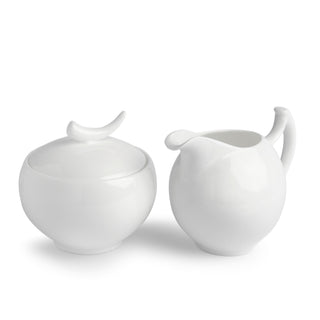 Milch- und  Zuckertopf  "Epsilon", Bone China, Lieferung ohne Tablett.