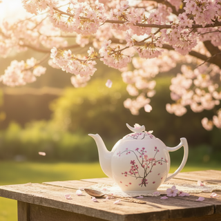 Teekanne "Cherry Blossom", 1,5 l, Bone China