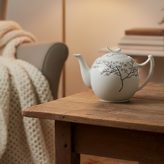 Teekanne "White Cherry", 1,0 l, Bone China