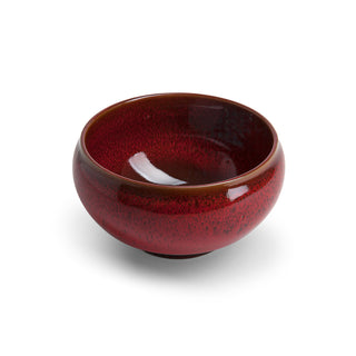 Matcha Schale "Johanna", 0,35 l, rot, Porzellan