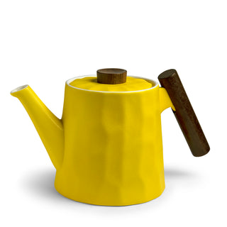 Teekanne mit Holzgriff "Amalfi", Porzellan, 1,2 l