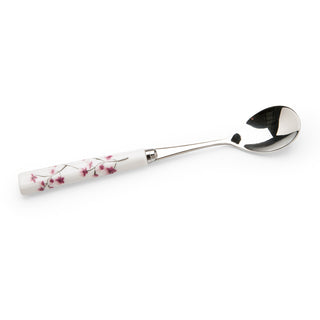 Teelöffel mit Porzellangriff "Cherry Blossom", L. 13.5 cm
