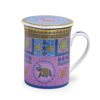 Kräuterteetasse „Olly“ mit Deckel und Edelstahl- sieb, 0,3 l, im Geschenkkarton