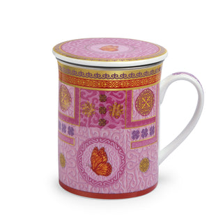 Kräuterteetasse "Tilly“ mit Deckel und Edelstahl- sieb, 0,3 l, im Geschenkkarton