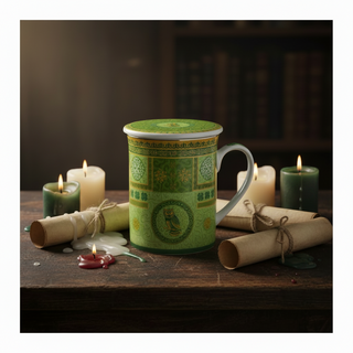 Kräuterteetasse "Tilly“ mit Deckel und Edelstahl- sieb, 0,3 l, im Geschenkkarton