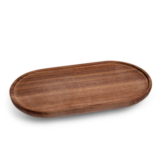 Holzuntersetzer oval für zwei Tassen / Becher (max. D. 9 cm)