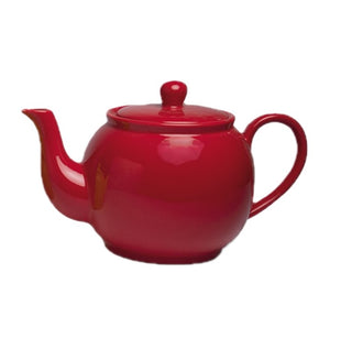 Teekanne " Louise" 1,5 l, rot, Porzellan,